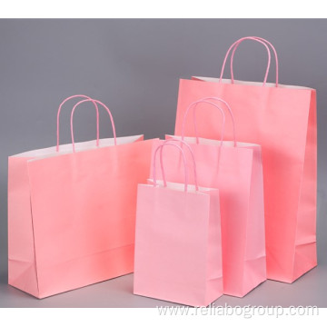 Brown Kraft Paper Bags with handles Shopping Bag